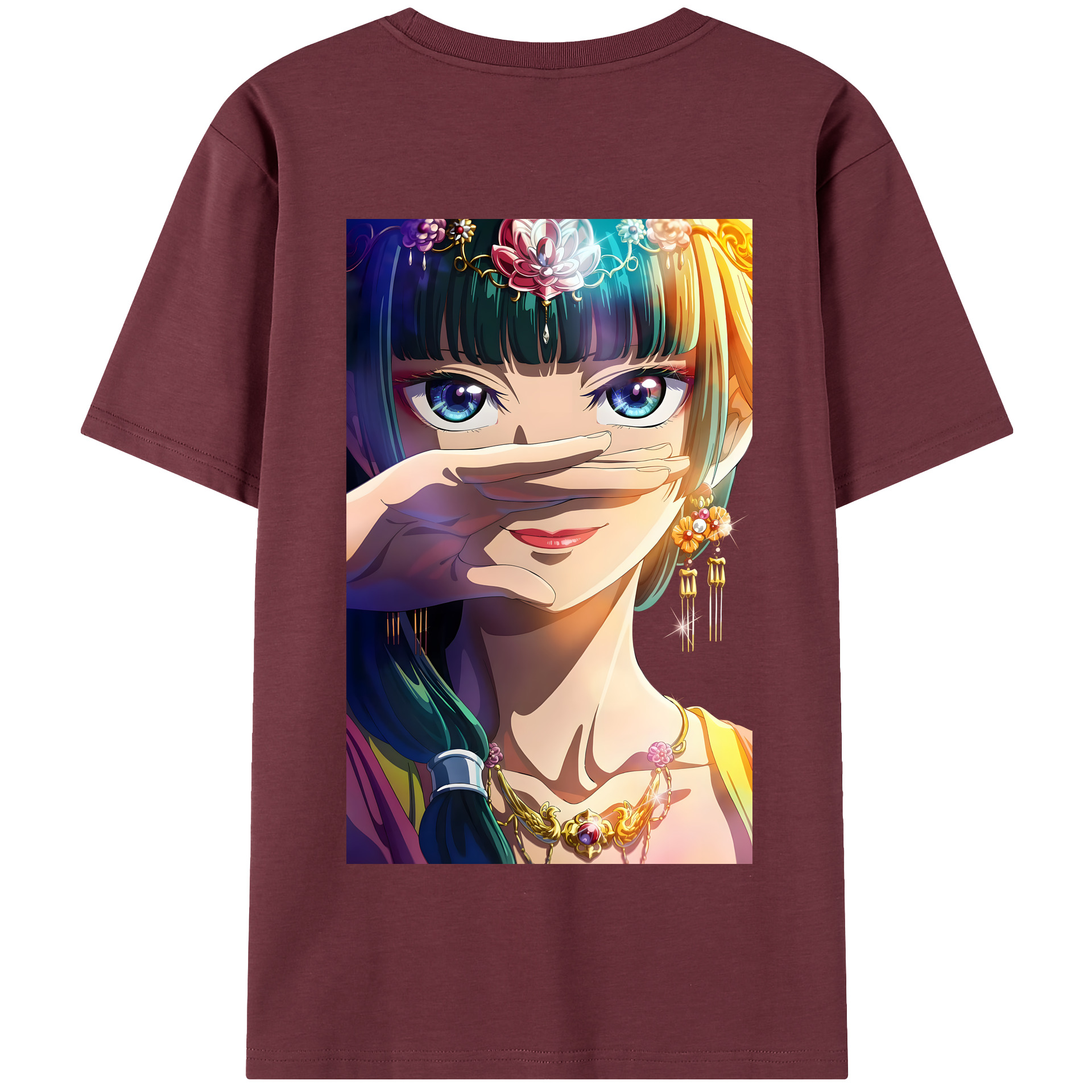 （画像用） 薬屋のひとりごと The Apothecary Diaries 綿100％半袖Tシャツ（背面プリント）